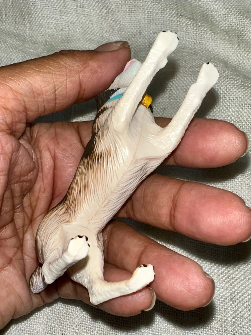 Vintage 90s Empire Show Champions Magic Motion Moving Husky Dog Figurine